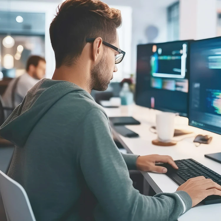 CONTENT_dev-man-_750x750 Agile Software Entwicklung mit kompetenten Entwicklern